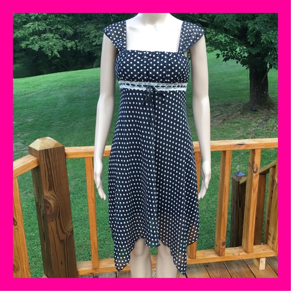 My Michelle Dresses & Skirts - My Michelle Black Polka Dot Dress