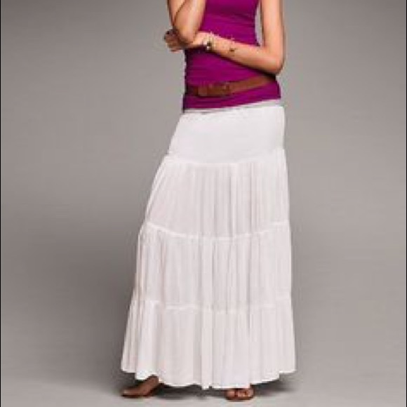 Victoria's Secret London Jean Maxi Skirt
