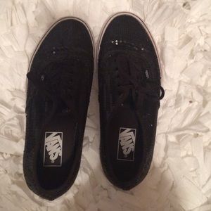 Black sequence Vans
