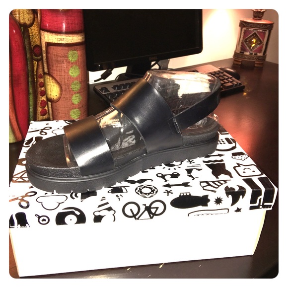 ✨Black Bamboo Platform Sandal✨