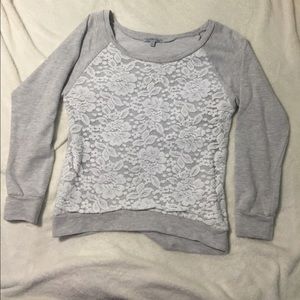 Charlotte Russe Lace Sweater