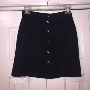 button up skirt