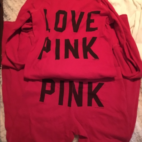 Victoria's Secret sweat outfit!