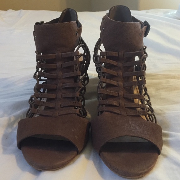 Strappy Vince Camuto sandals.