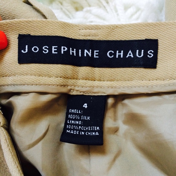 Vintage | Josephine Chaus | High-Waisted Silk Pant - Picture 5 of 7