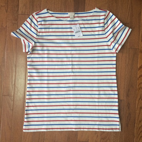 Jcrew nautical ladder striped top