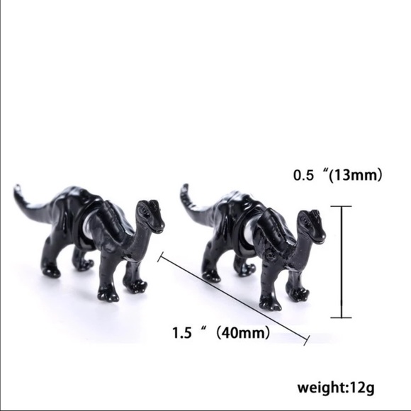 Brachiosaurus Earrings - Picture 2 of 4