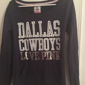 Dallas Cowboys pink sweater