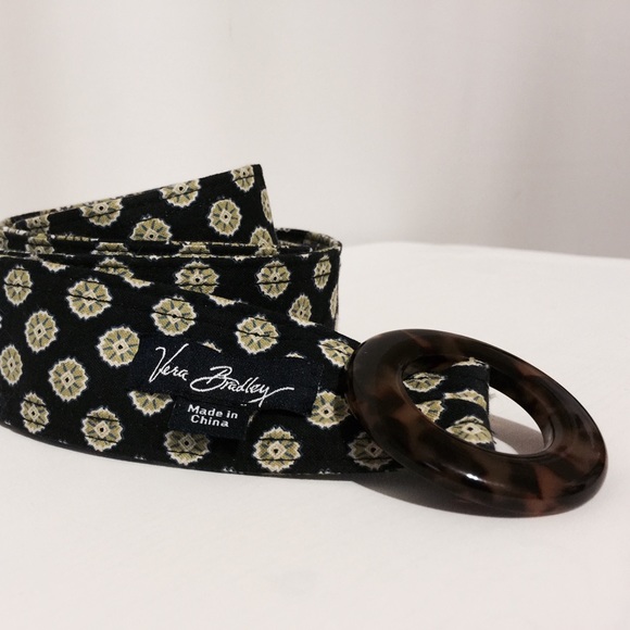 Reversible Vera Bradley Navy Printed Belt - Picture 2 of 4