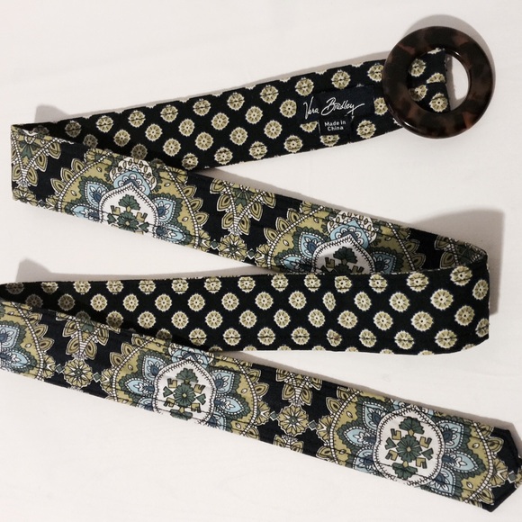Reversible Vera Bradley Navy Printed Belt - Picture 4 of 4