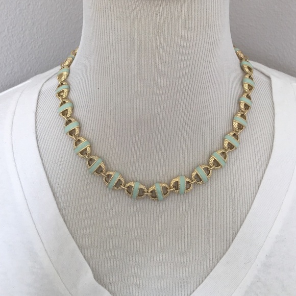 Jade Enamel Necklace