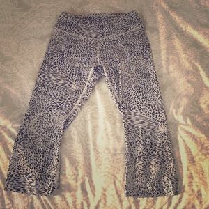 Reebok Leopard Workout Capris