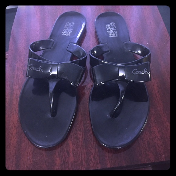 Like New Coach Jelly Sandals