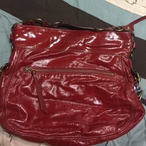 Red coach purse