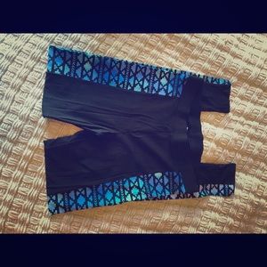black/tribal leggings