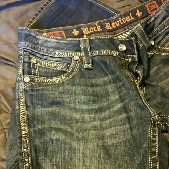 On hold pending payment*****   Rock revival Jean's
