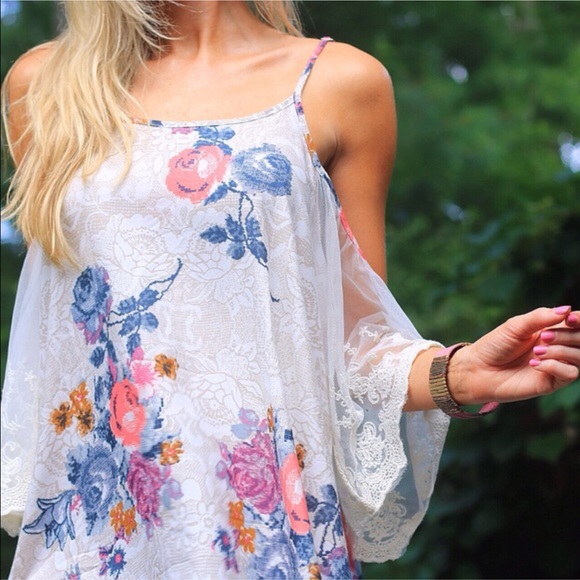 Boho Floral Dress - Picture 2 of 4