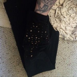 NWOT black Victoria secret leggings