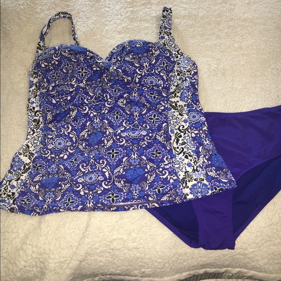 Women's plus 18W Liz Claiborne tanking top/botto