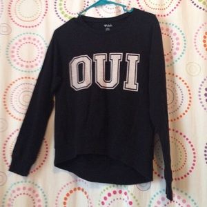 Black long sleeve shirt