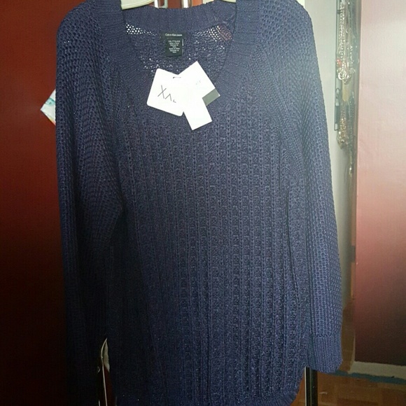 Navy - midnight blue sweater - Picture 1 of 2