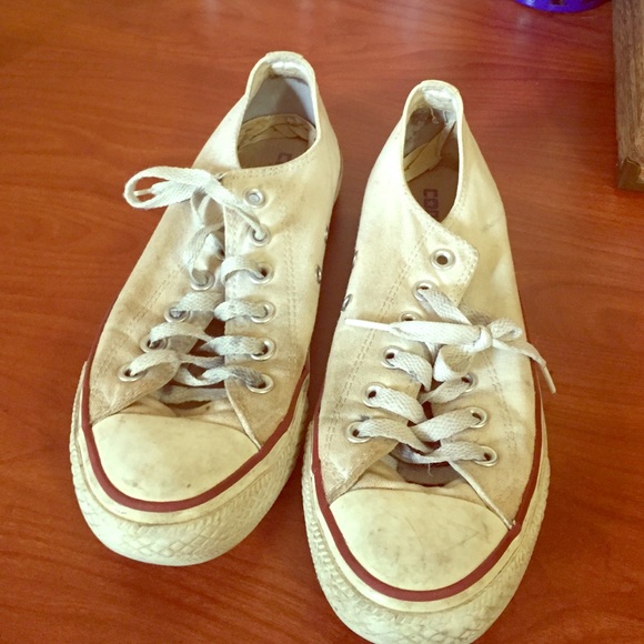 White Low Top Converse