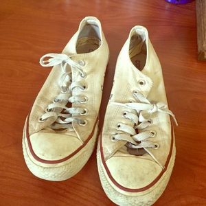 White Low Top Converse