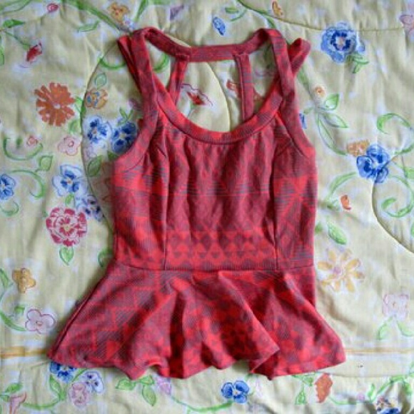Criss cross tank top