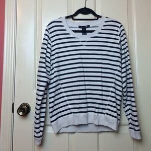 Forever 21 Navy Striped Sweater