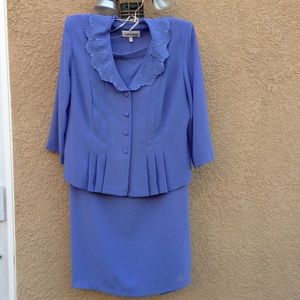 Danny & Nicole lavender jacket&skirt set