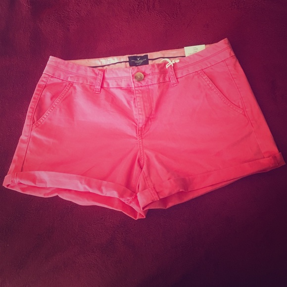 American Eagle low rise stretch shorts.