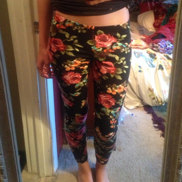 Floral leggins