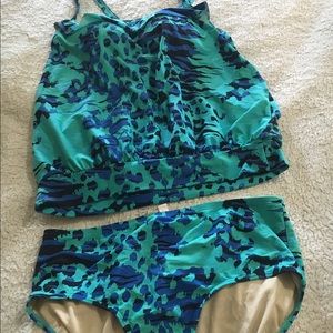 Lane Bryant swimsuit tankini 16-18W