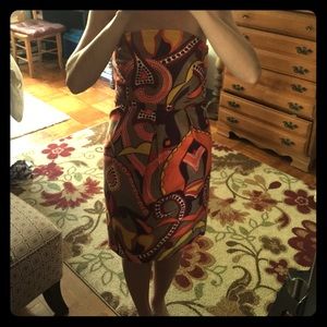 🤎 Merona strapless fall dress 🍂