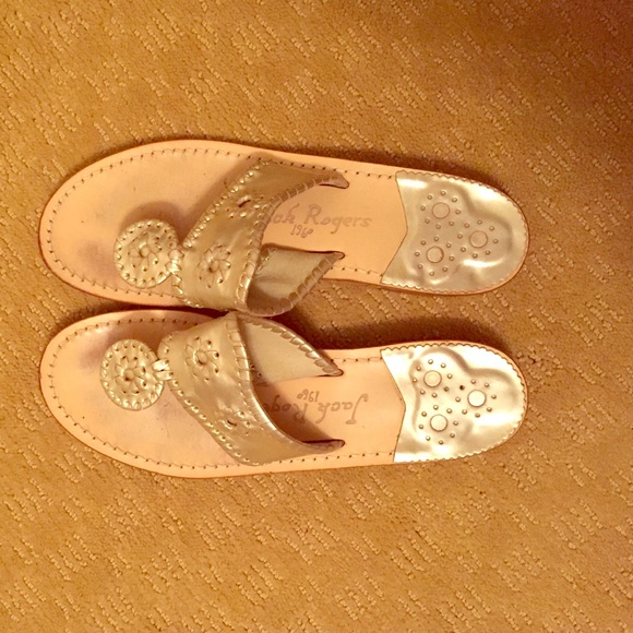 Platinum Jack Rogers size 8