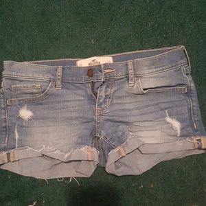Hollister jean shorts