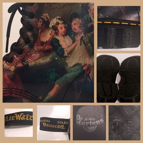 ‼️SOLD‼️DR DOC MARTENS Renaissance Leather Boots 8 - Picture 4 of 4