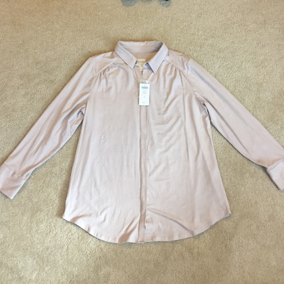 Chicos suede blouse