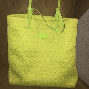 Michael Kors Lime Green Tote