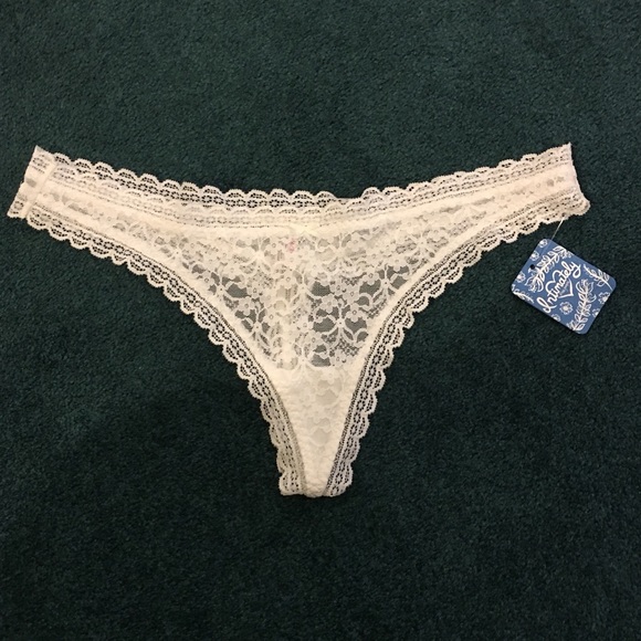 ❗️CLEARANCE❗️NWT Free People Lace Thong - Picture 3 of 4