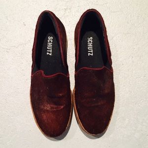 Schutz Amisha Pony Hair Sneakers