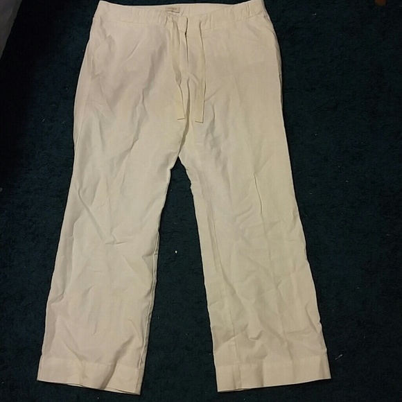 White j crew pants