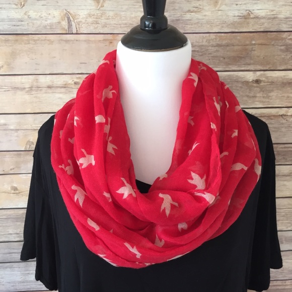 Charming Charlie Accessories - CHARMING CHARLIE Bird Infinity Scarf