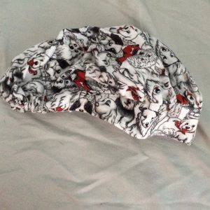 Christmas dog scrub hat