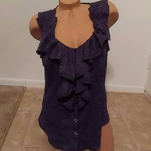 Banana Republic career top size L