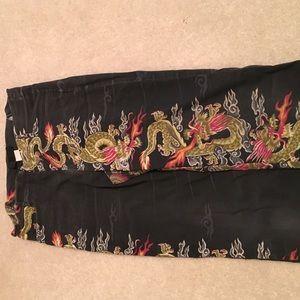 Dragon print zip jeggings  offers welcome!