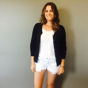 Classic Banana Republic black cardigan