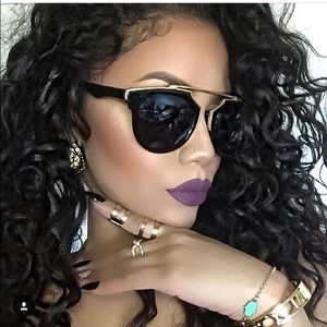 Black and gold sunglasses