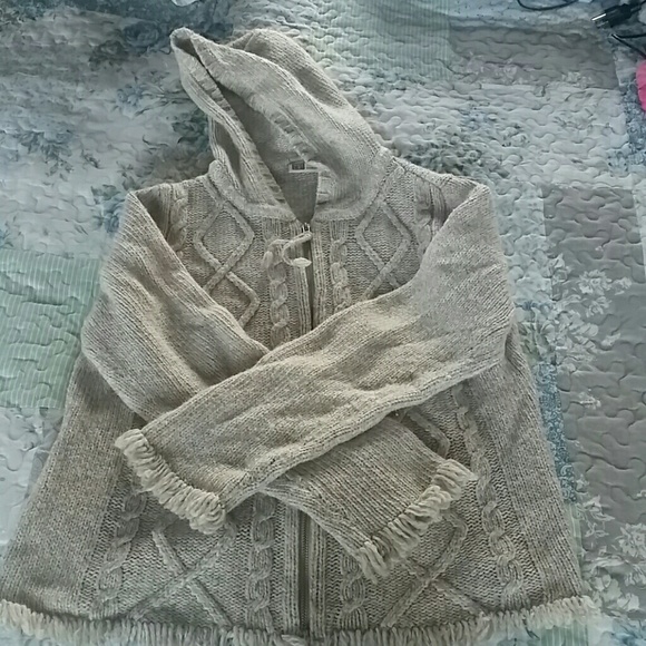 Faded Glory fringed Knit Sweater