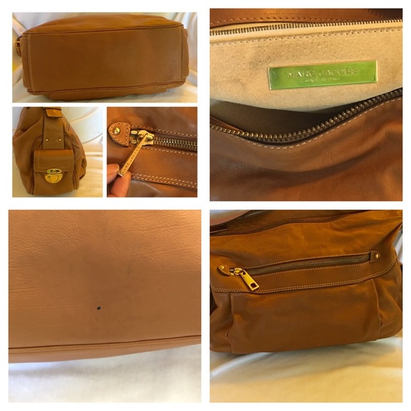MARC JACOBS Dark Tan Large Leather Shoulder Bag - Picture 5 of 5